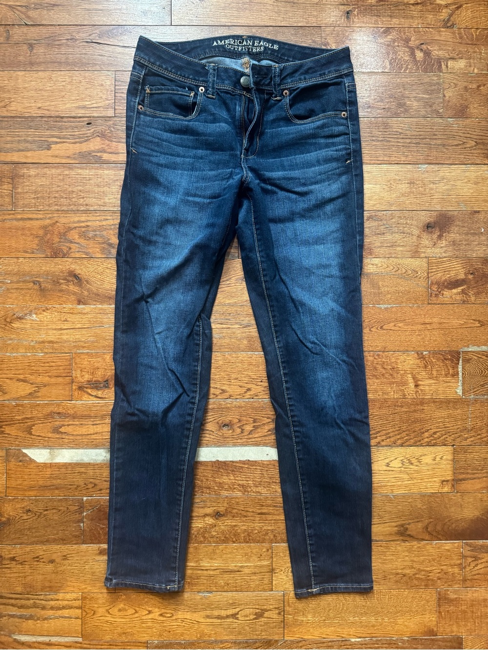 American Eagle Outfitters Dark Blue Skinny Jeans